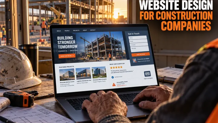 website design for construction companies
